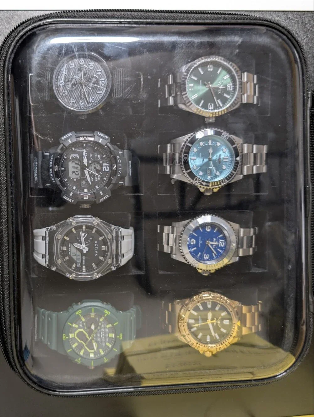 8-Piece Men’s Watch Variety Gift Set or Starter Bundle - Brand New with Case